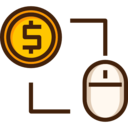 money,computer,multimedia,seo and web,coin,mouse,pay per click
